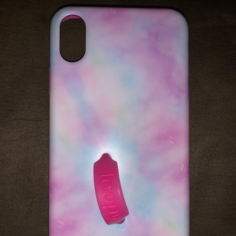 Loopy case iPhone X Max Pink